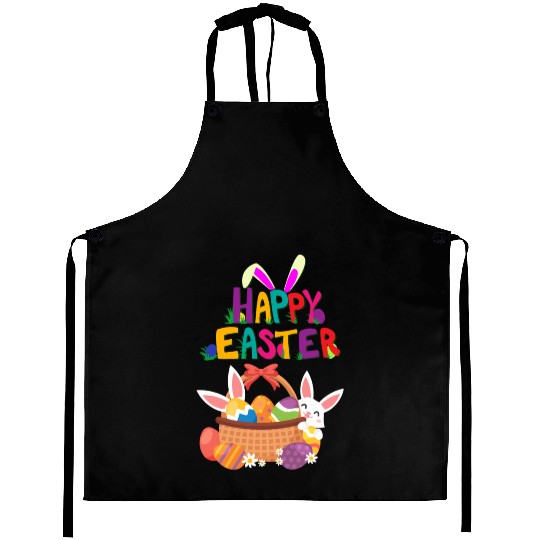 Happy Easter For And Easter Aprons