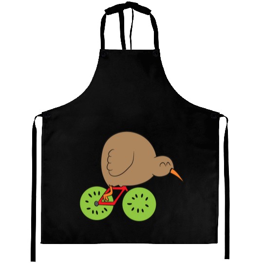 Kiwi Bird New Zealand Kiwi Bird And Kiwi Fruit Kiw Aprons