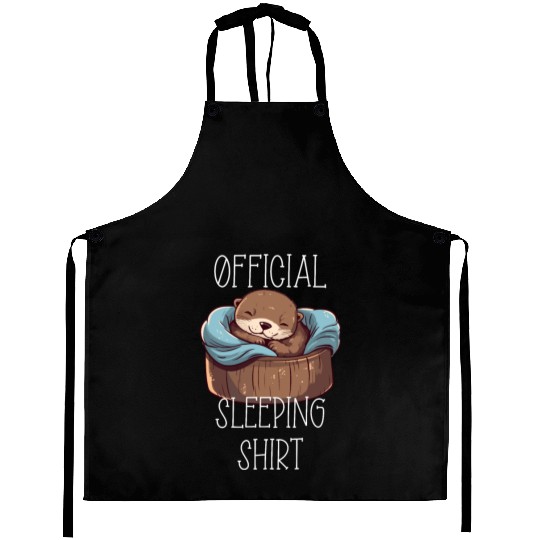 Official sleeping pajama Aprons sea otter