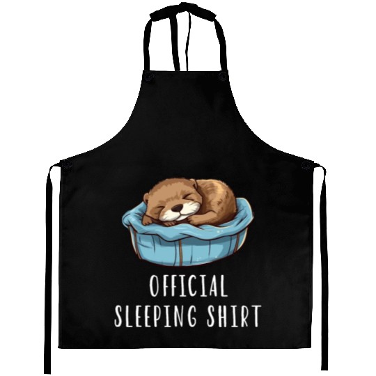 Official sleeping pajama Aprons sea otter