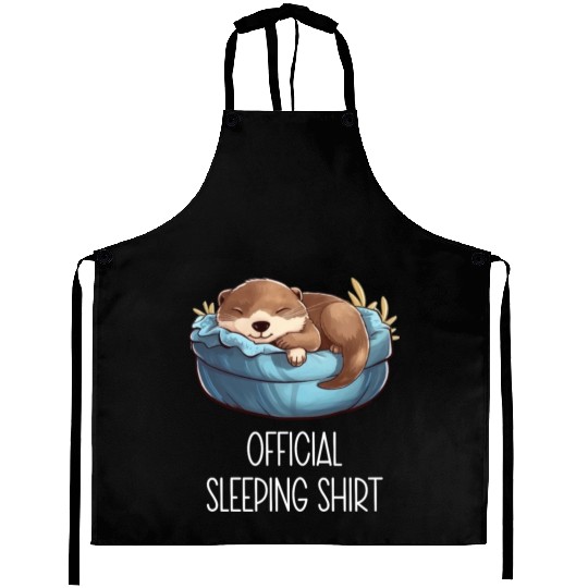 Official sleeping pajama Aprons sea otter