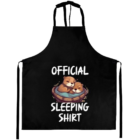 Official sleeping pajama Aprons sea otter