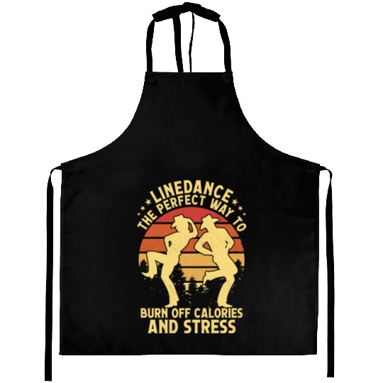 Linedance The Perfect Way Western Country Music Aprons
