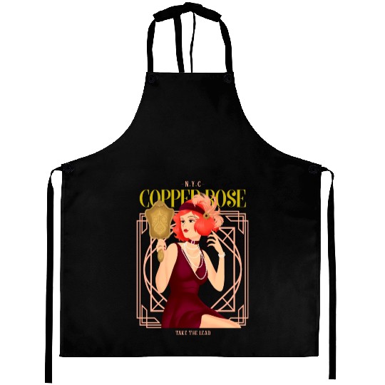 Nyc Copper Rose The Great Gatsby Aprons