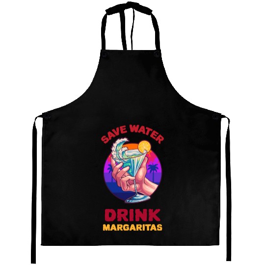 Margarita Save The Environment Aprons
