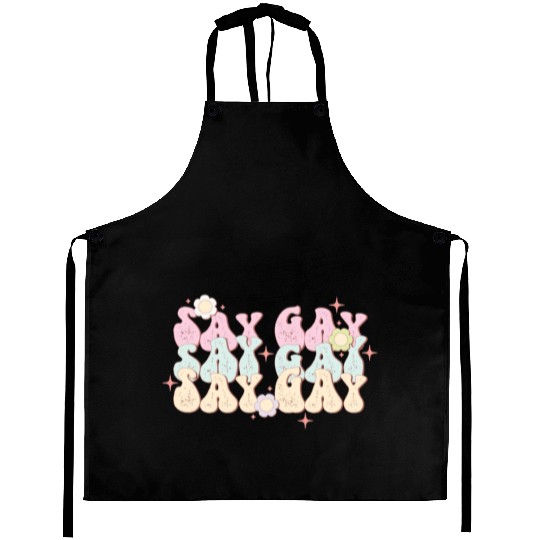 Say Gay, LGBT Pride Month Aprons