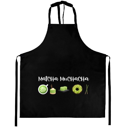 Matcha Muchacha Matcha Latte Green Tea Aprons