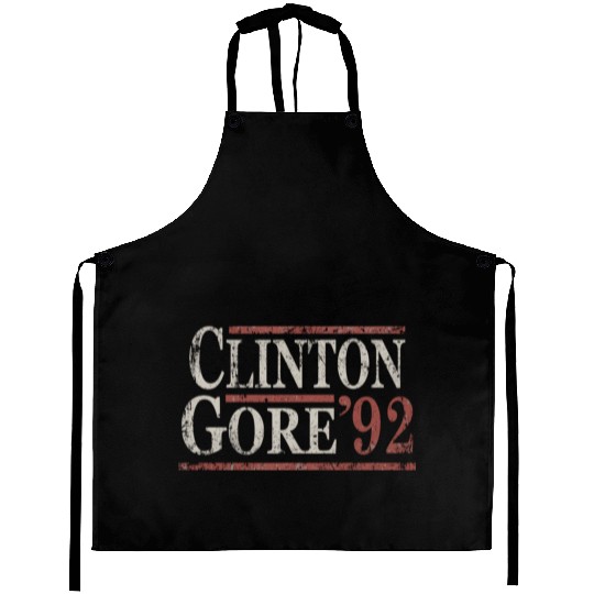 Distressed Bill Clinton Al Gore 1992 Aprons