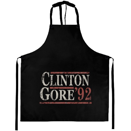Distressed Bill Clinton Al Gore 1992 Aprons