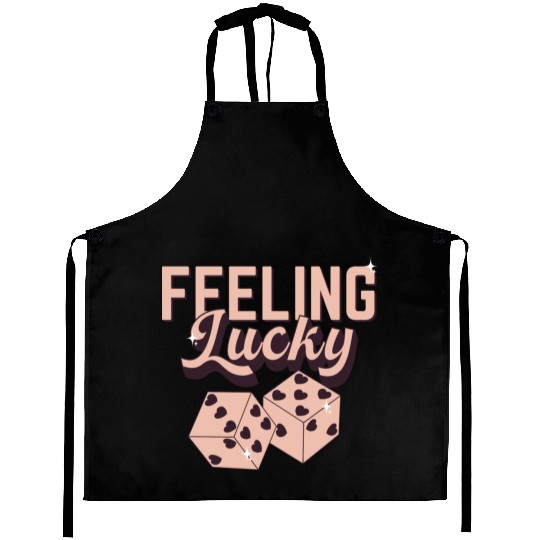 Feeling Lucky Retro Valentine 1 Aprons