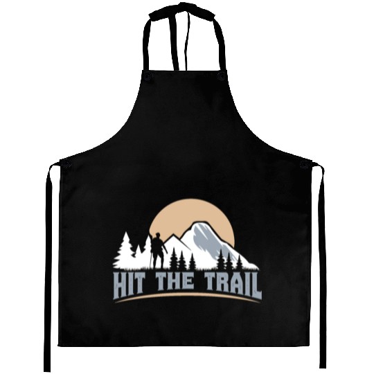 Hit the Trail Mountaineers Wanderlust Hiking Aprons