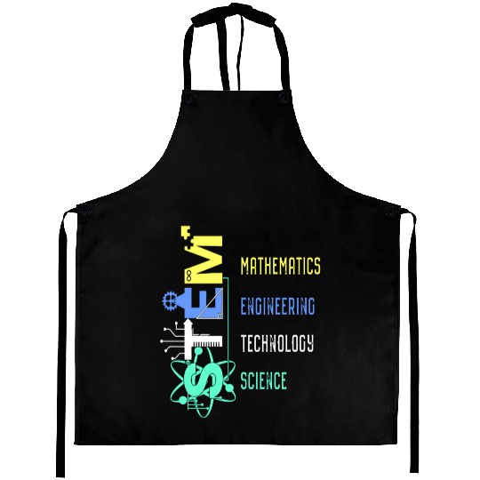 Stem Teacher Science Technology Engineer Math Aprons