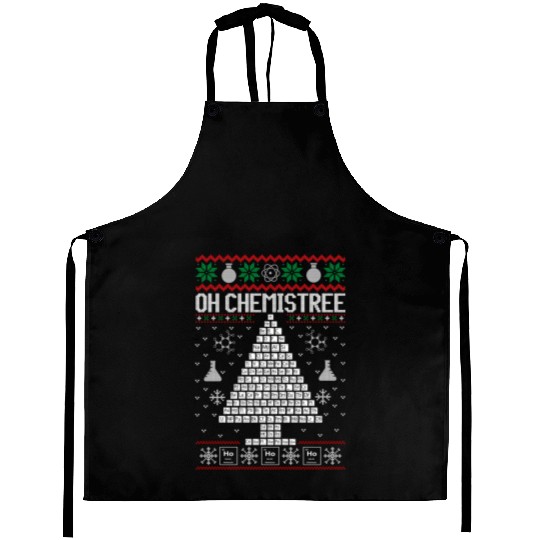 Oh Chemist Tree Merry Chemistree Chemistry Ugly Aprons