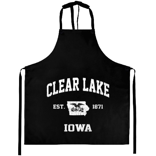 Clear Lake Iowa Ia State Athletic Style Aprons