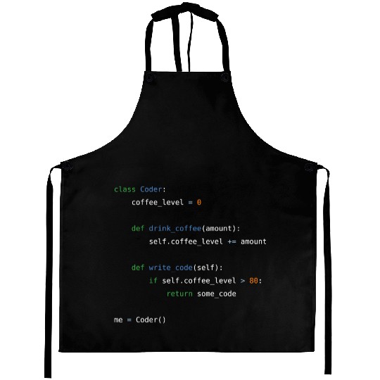 Coffee loving, object oriented python programmer Aprons