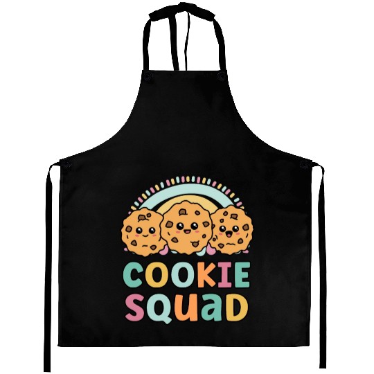 Cookie Squad Funny Matching For Girls Cookie Lover Aprons
