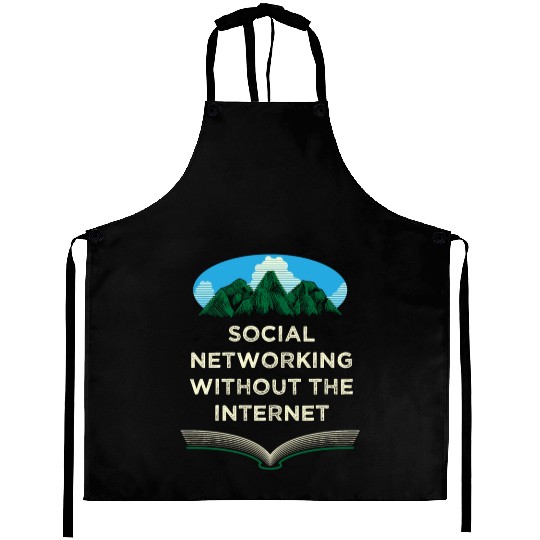Networking Without Internet Camping Friends Camper Aprons