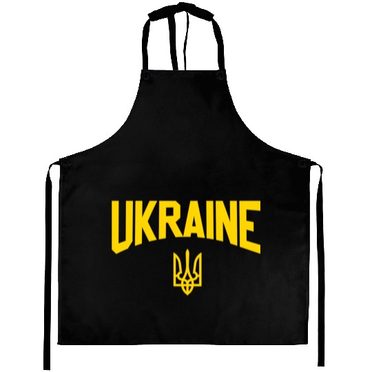 52373 Ukraine Flag Trident Aprons