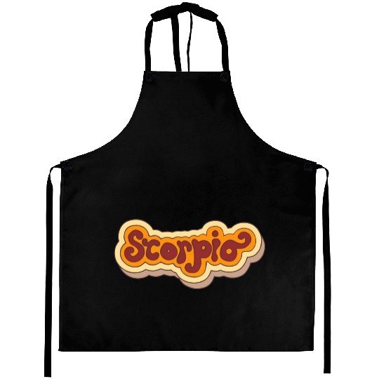 Amazing Scorpio Scorpio Aprons