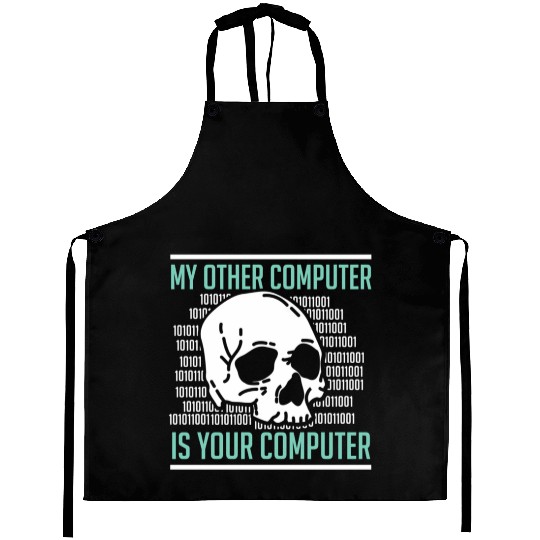Cyber Hacker Computer Security Expert Aprons