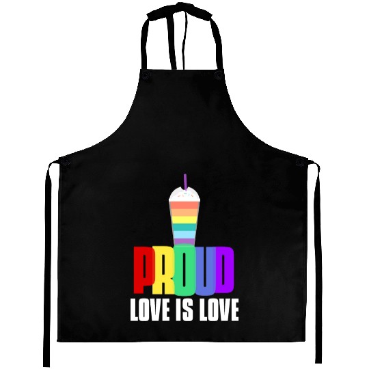 Proud LGBT Aprons Love is Love Aprons LGBTQ Pride