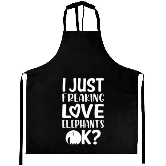 Love Elephants Aprons