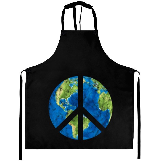 Peace On Earth World Peace Sign Aprons