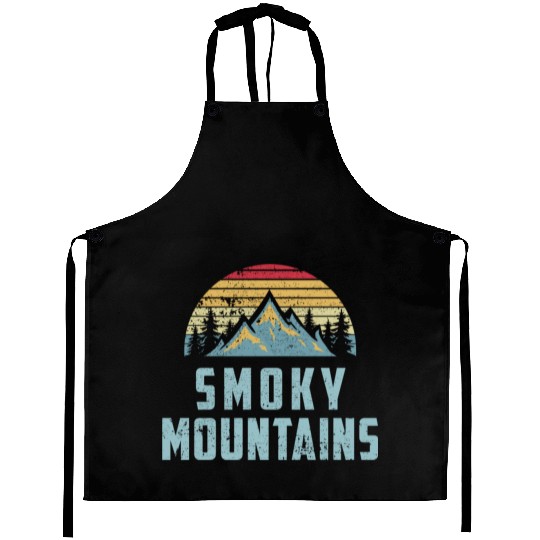 Retro Great Smoky Mountains National Park Aprons