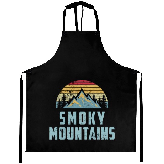 Retro Great Smoky Mountains National Park Aprons