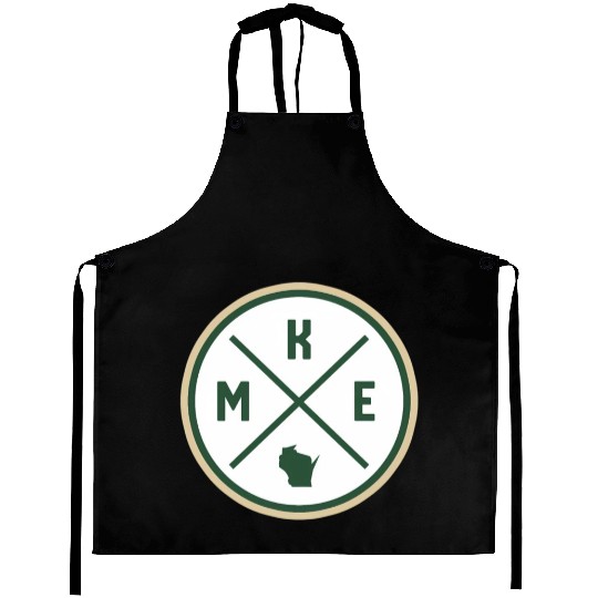 Milwaukee Circle Patch Green Aprons