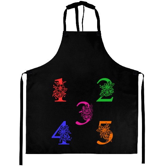 Fun Numbers, Numbers Aprons for kids and adults