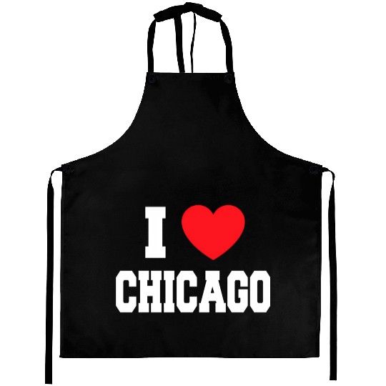 I Love Chicago Aprons