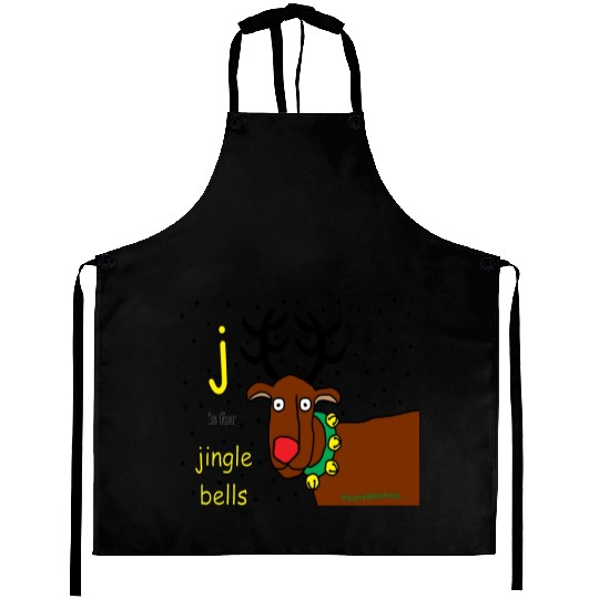 j is for jingle bells Aprons