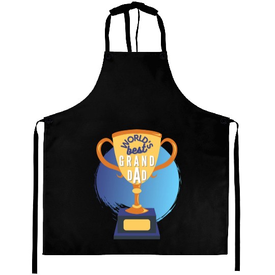 World s Best Grandad Trophy Aprons