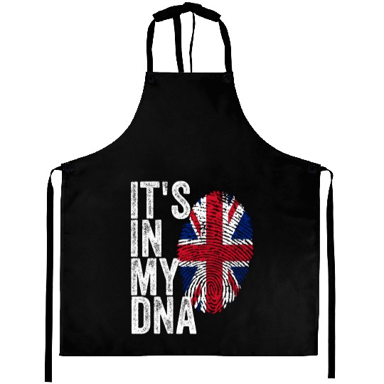 It'S In My Dna Uk Union Jack England Flag Eu Aprons