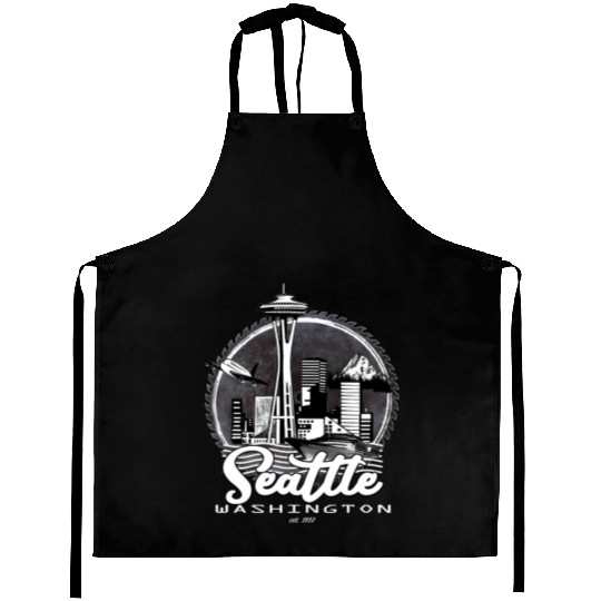 Seattle Pacific Northwest Emerald City Aprons