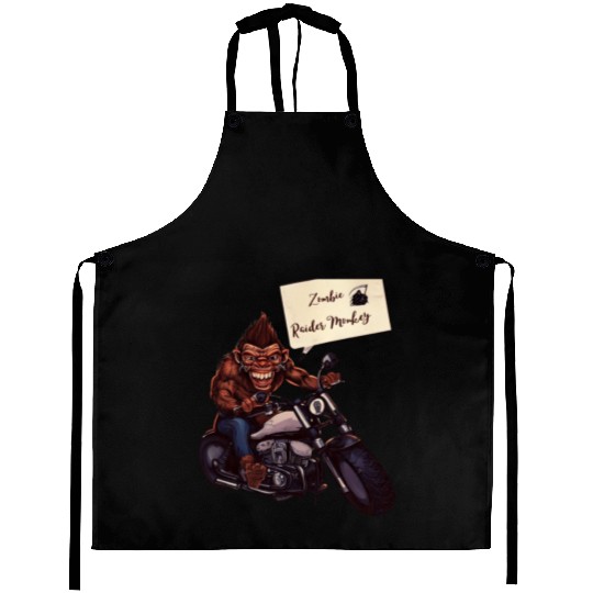 zombie Raider Monkey Aprons