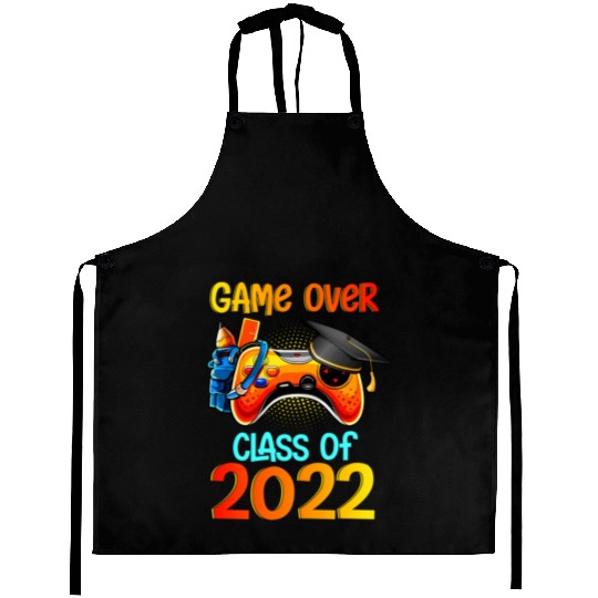 Game Over Class Of 2022 Video Games Graduation Aprons