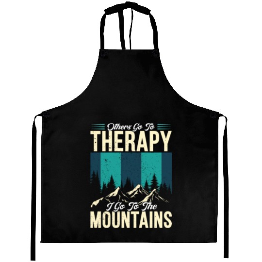 Mountain love Therapy Mountains Wanderlust Aprons