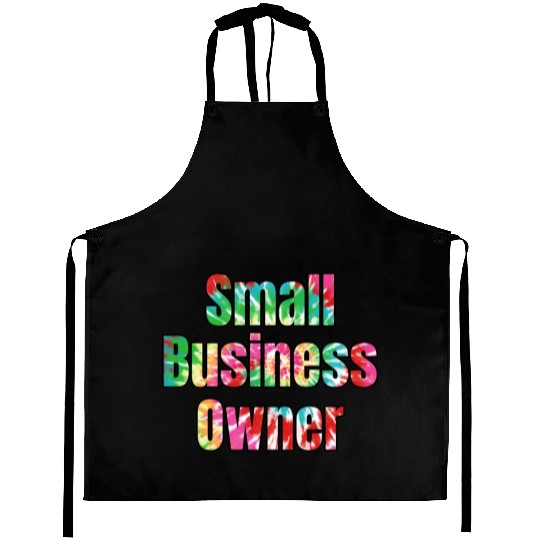 Small Business Owner tie dye Aprons