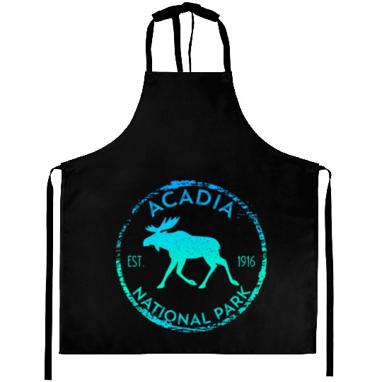 Acadia National Park Np Maine Moose Aprons