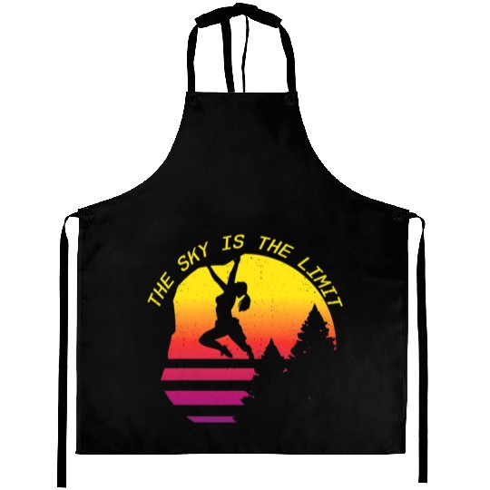Sky Is The Limit Rock Climbing Free Wall Indoor Aprons