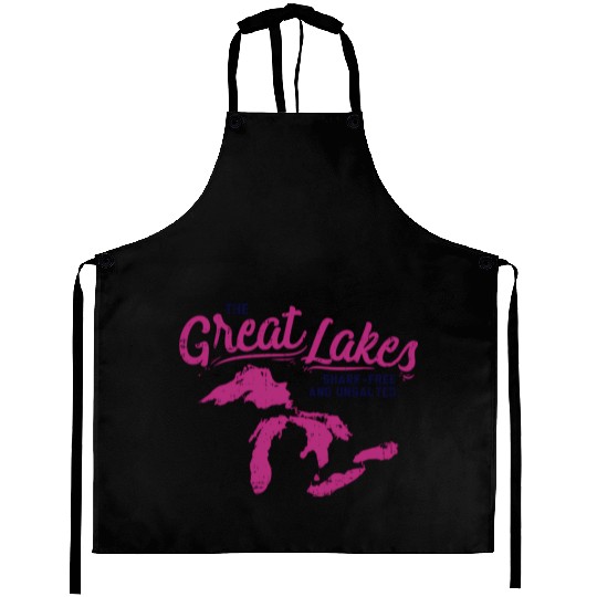Great Lakes Shark Free Unsalted Summer Vacation Aprons
