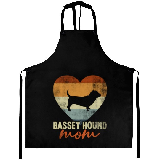 Basset Hound Mom Dog Mother'S Day Aprons