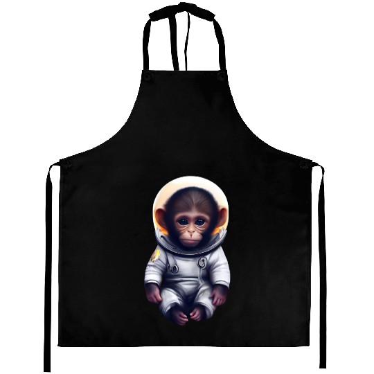 Astronaut monkey Aprons