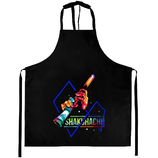 Colorful Shakuhachi Japanese Bamboo Flute Aprons