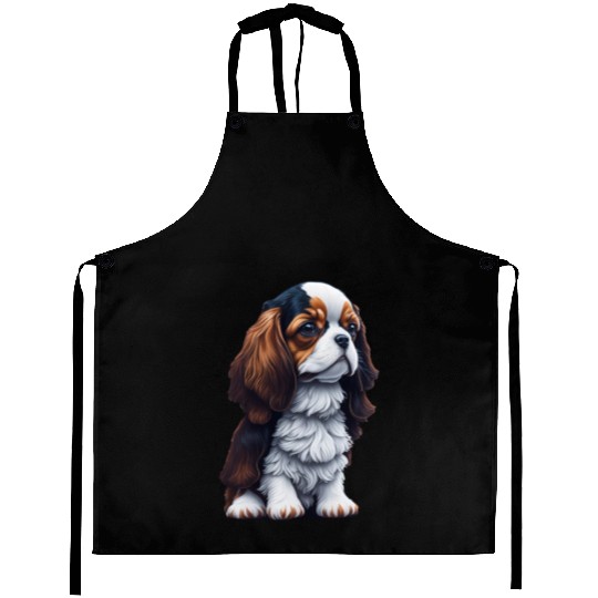 Cavalier King Charles Spaniel Dog Puppet Aprons
