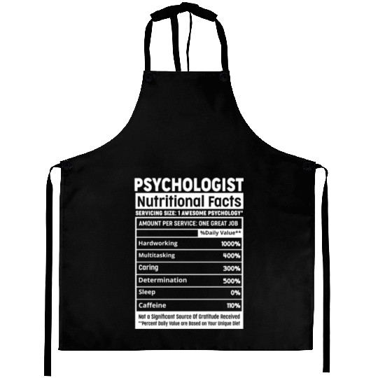 Funny Psychology Squad Team Psychologist Nutrition Aprons