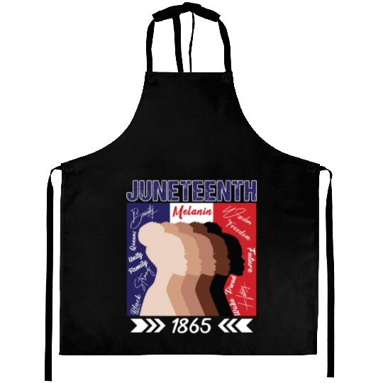 Celebrating Juneteenth with Melanin Women Aprons