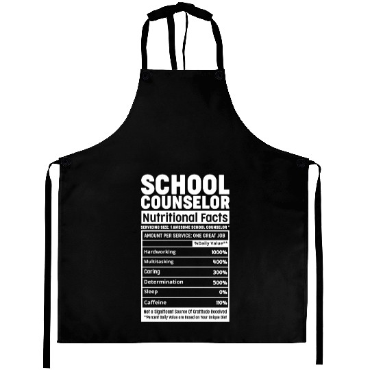School Counselor Squad Team Professional Back To S Aprons